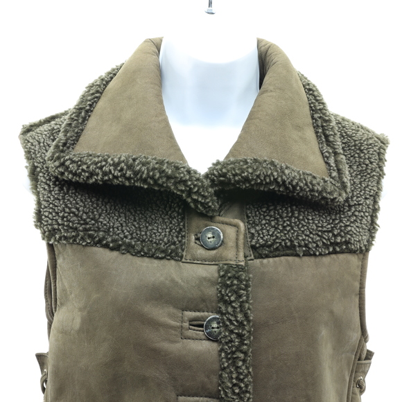 Wilsons Conservation by Robert Comstock Leather Vest Women‘s S Brown - Picture 6 of 13